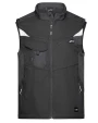 Softshells JAMES & NICHOLSON Workwear Softshell Vest -STRONG- voor bedrukking &amp; borduring