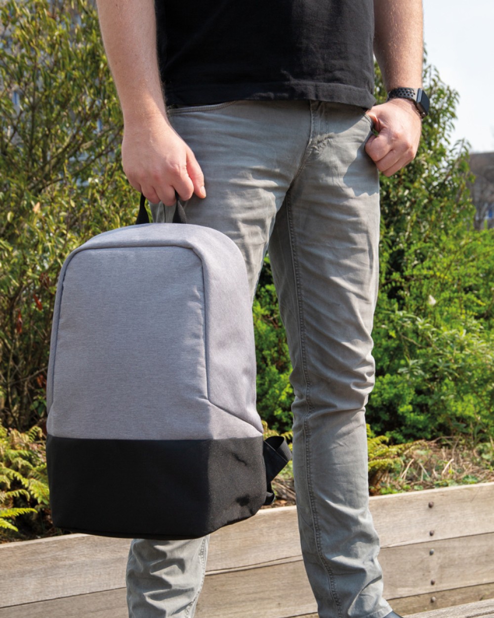 4DO RFID Anti-Diebstahl-Rucksack, PVC-frei Taschen personalisierbar