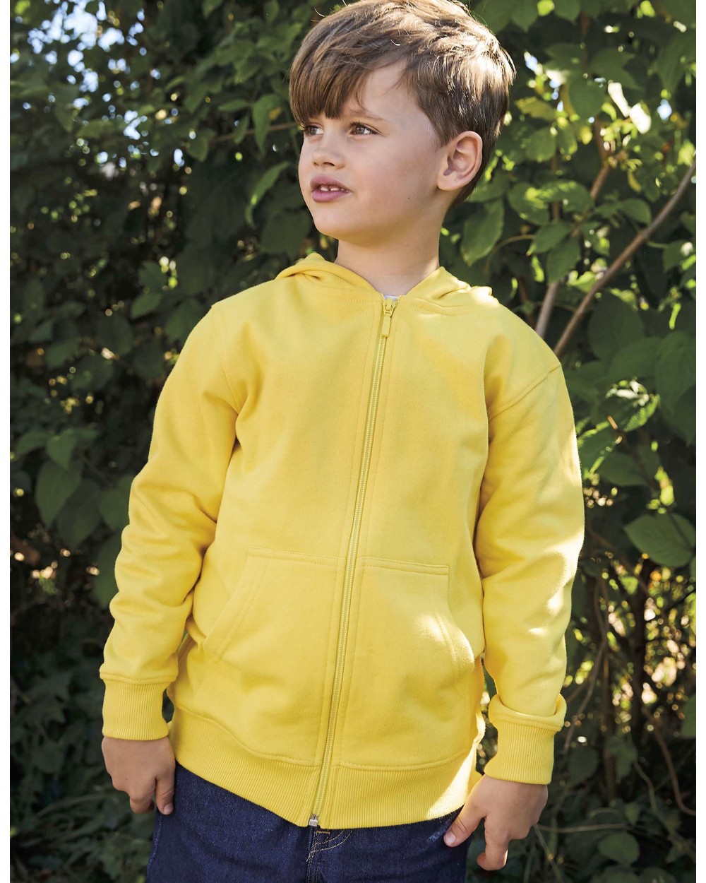 NEUTRAL Kids Zip Hoodie Sweatshirts personalisierbar