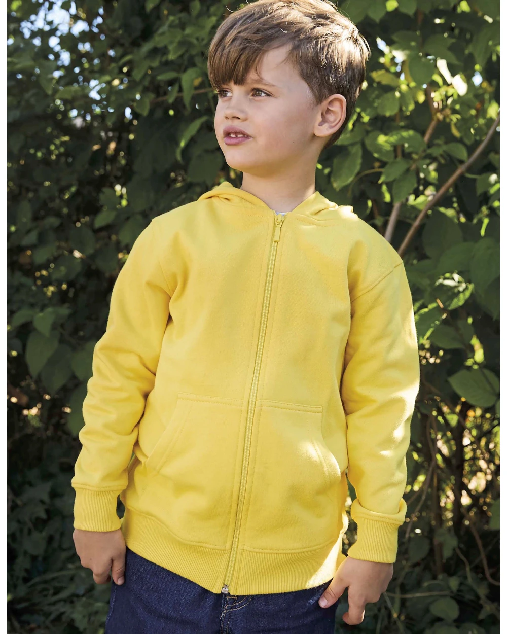 NEUTRAL Kids Zip Hoodie Sweatshirts personalisierbar