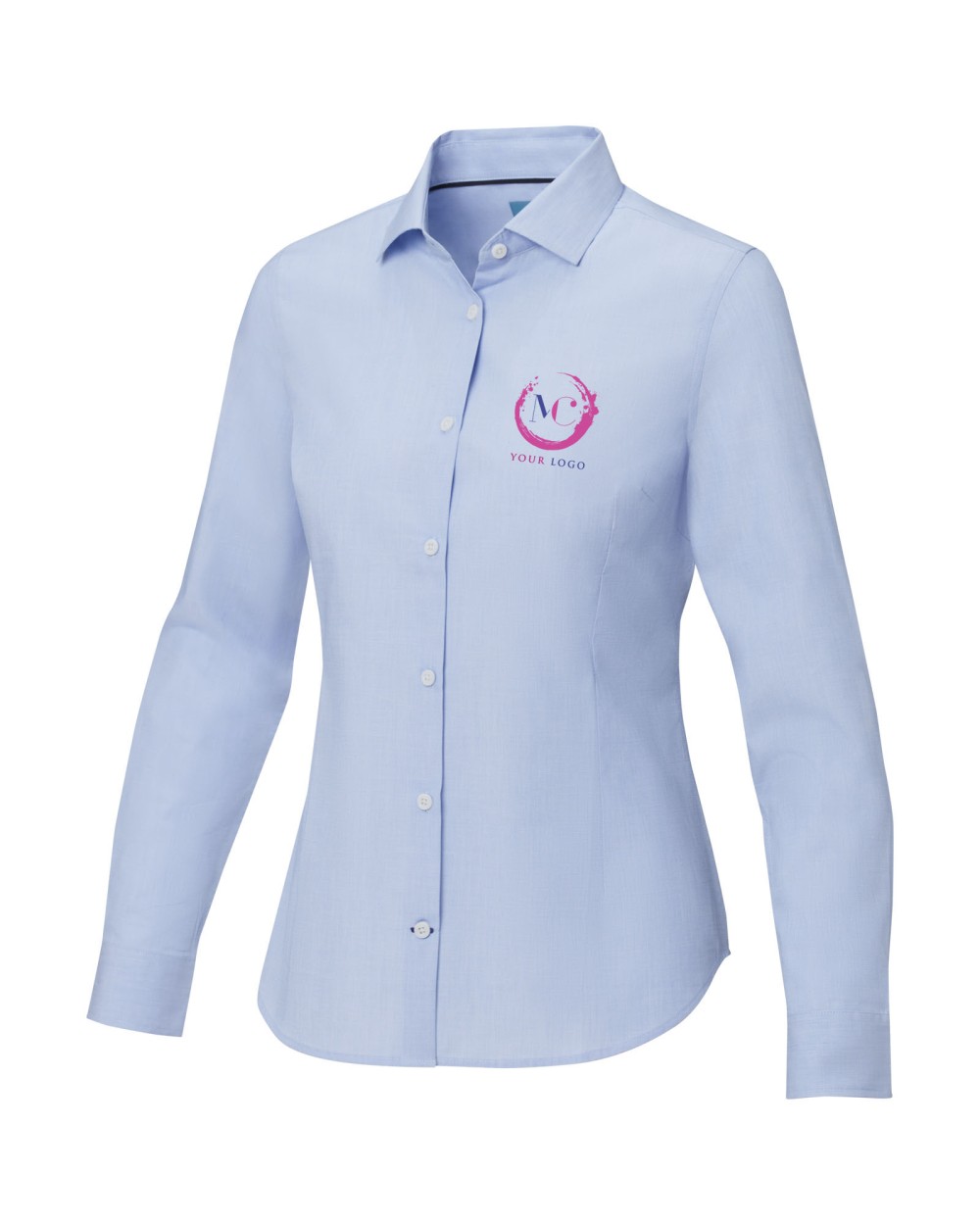 Hemden ELEVATE Cuprite damesoverhemd met lange mouwen, biologisch voor bedrukking &amp; borduring