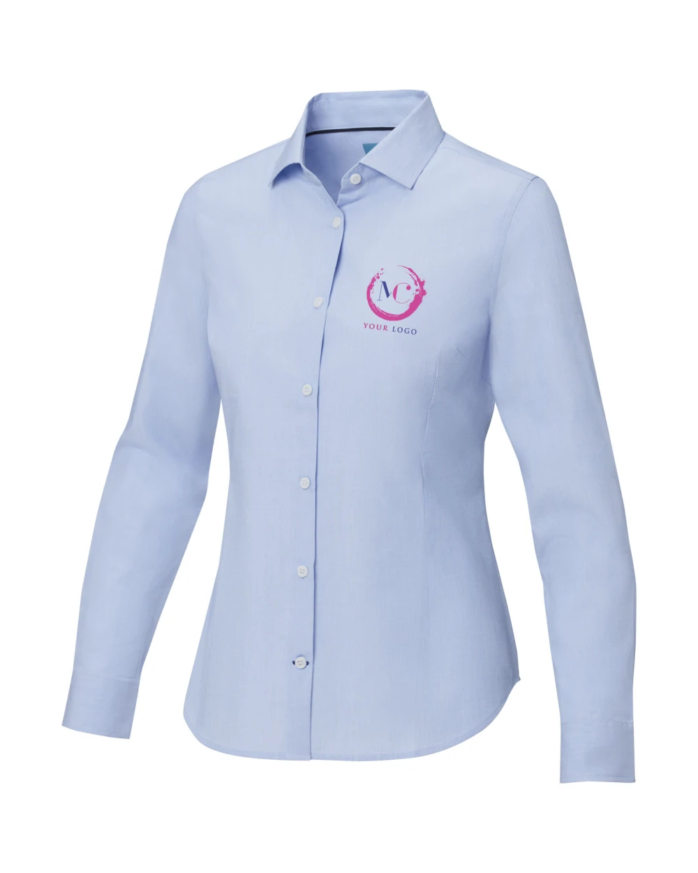 Hemden ELEVATE Cuprite damesoverhemd met lange mouwen, biologisch voor bedrukking &amp; borduring
