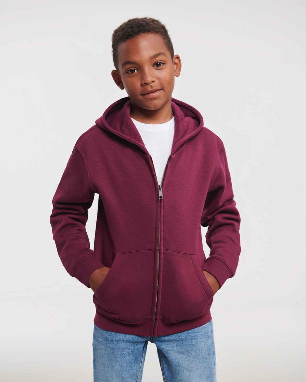Sweat-shirts personnalisable RUSSELL Kids' Authentic Zipped Hood Sweat