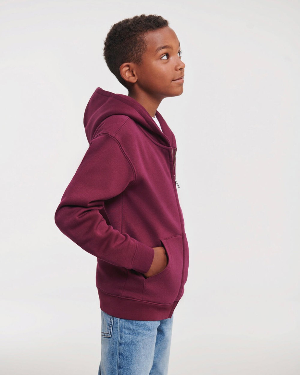 Sweaters & hoodies RUSSELL Kids' Authentic Zipped Hood Sweat voor bedrukking &amp; borduring