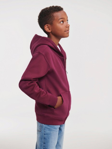 Sweat-shirts à personnaliser RUSSELL Kids' Authentic Zipped Hood Sweat 