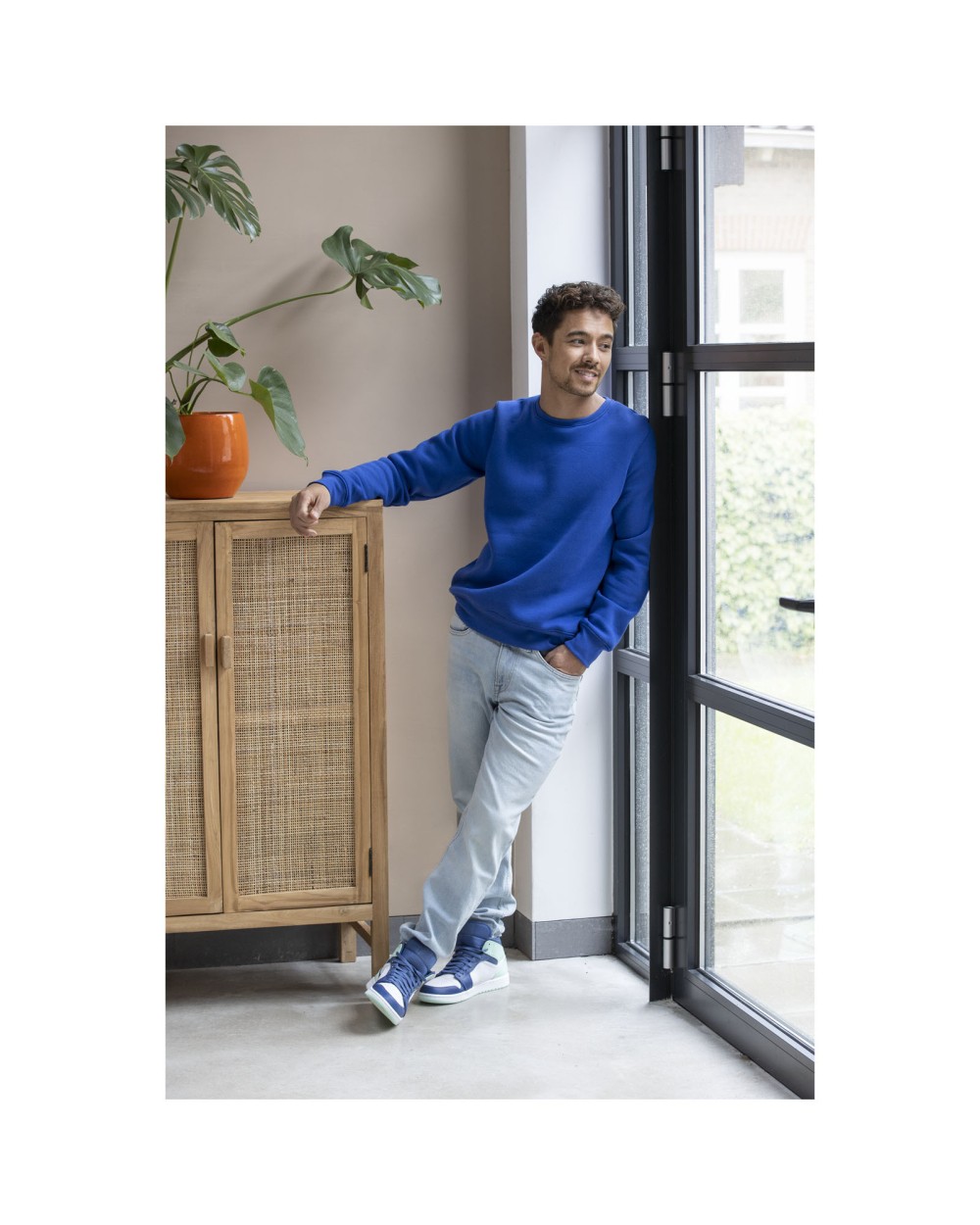 Sweat-shirts personnalisable ELEVATE Pull ras de cou Zenon pour homme