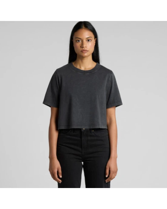 T-Shirts personnalisable As Colour Wo's Stone Wash Heavy Crop