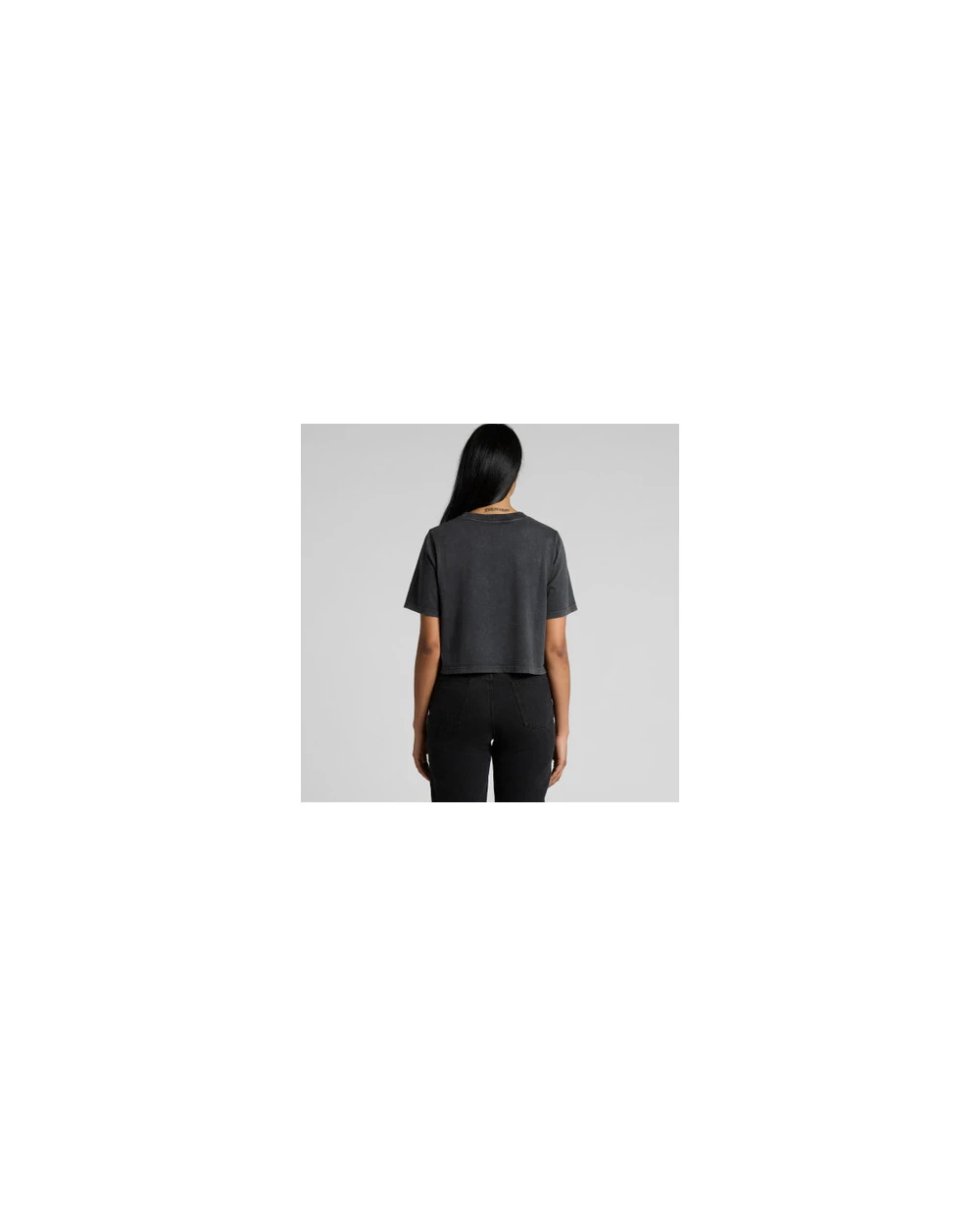 T-Shirts personnalisable AS COLOUR Wo's Stone Wash Heavy Crop