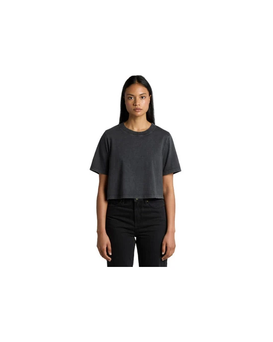 T-Shirts personnalisable As Colour Wo's Stone Wash Heavy Crop