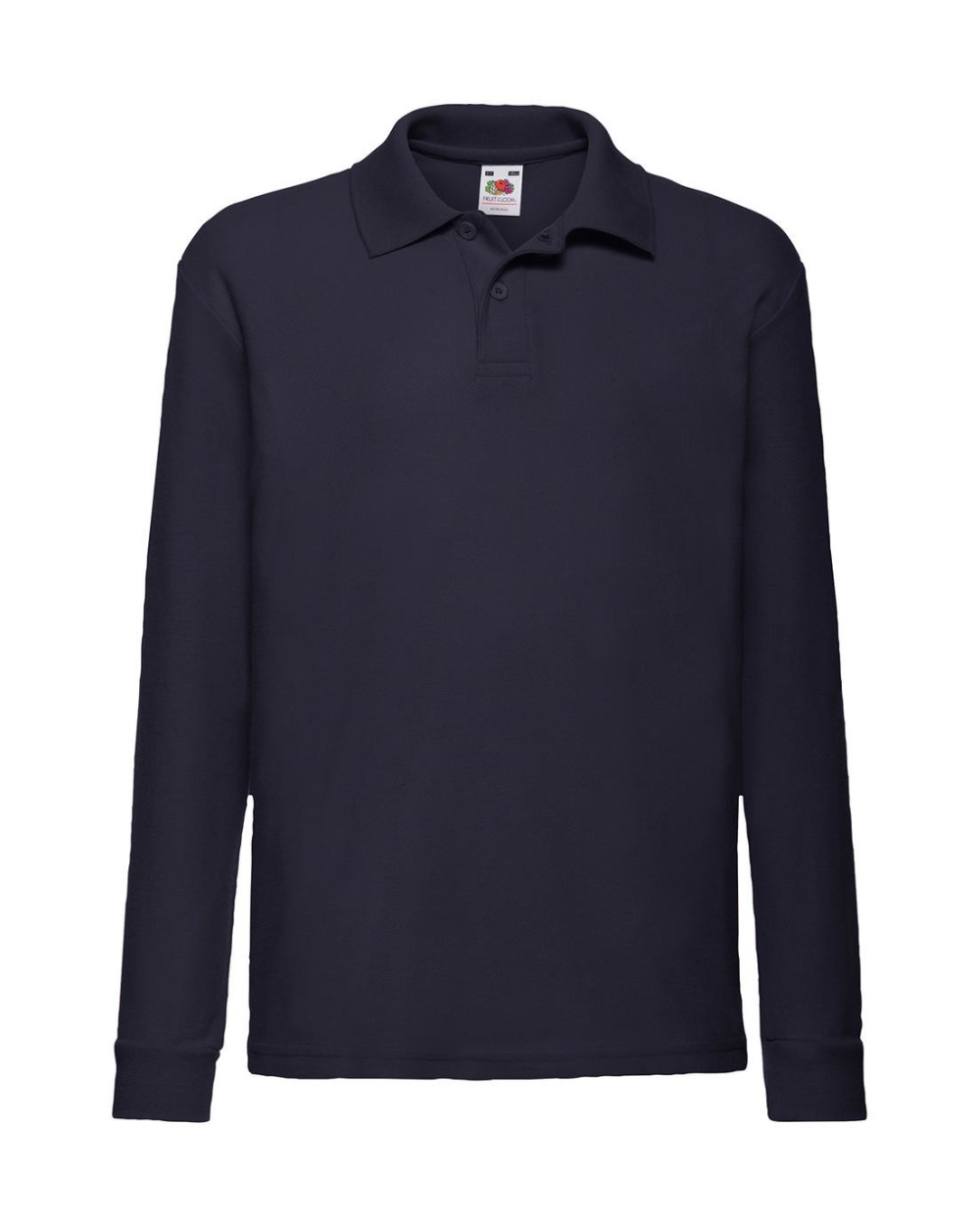 FOL Kinder Langarm-Polohemd 65/35 Poloshirts personalisierbar