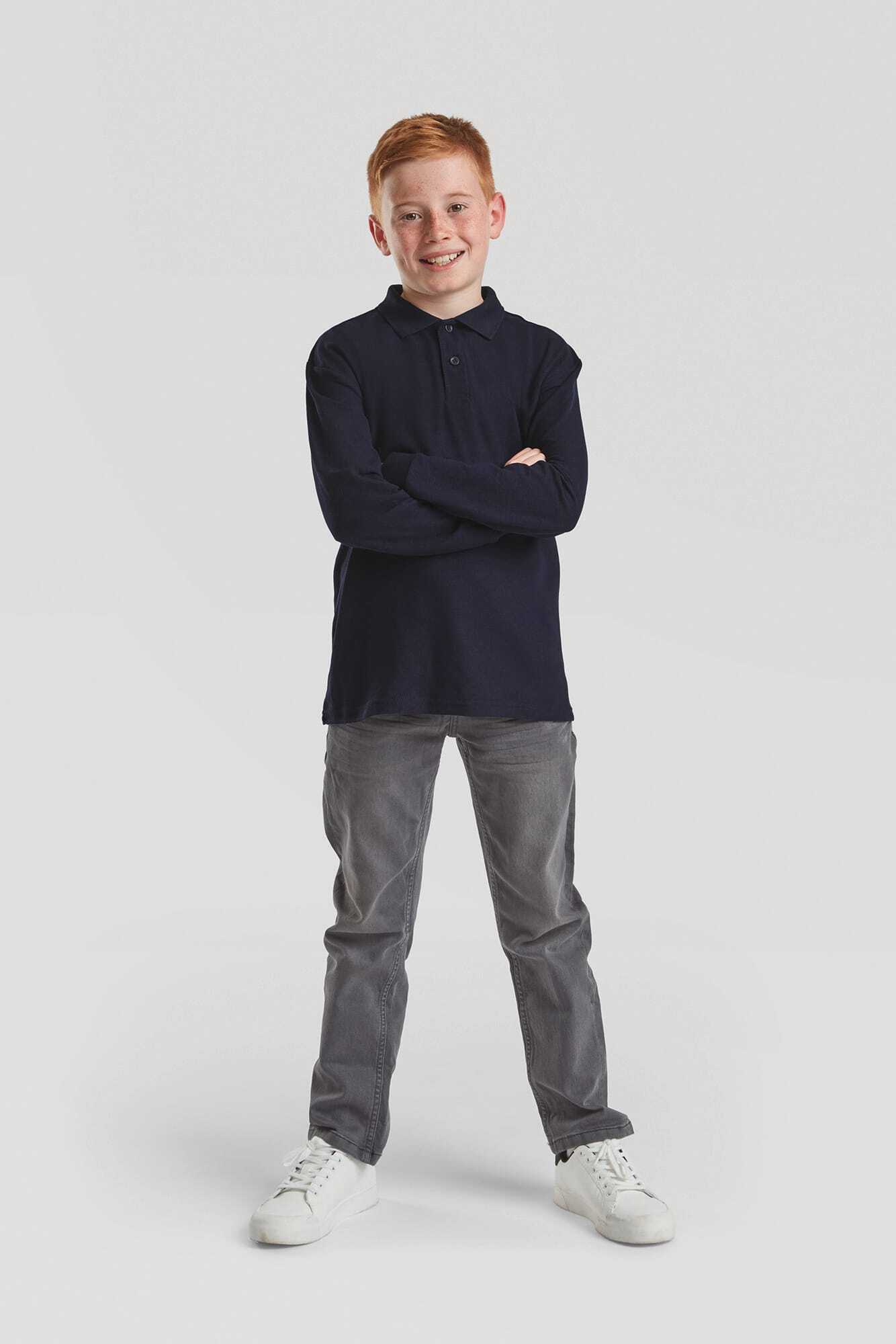 Polos personnalisable FOL Polo enfant 65/35 manches longues