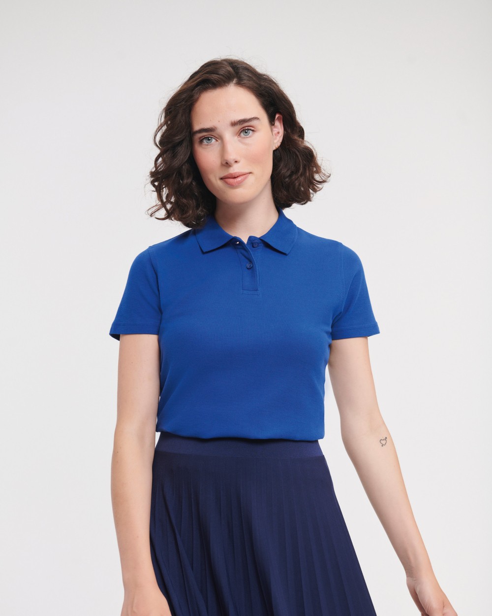 Polo's RUSSELL Ladies' Ultimate Cotton Polo voor bedrukking &amp; borduring