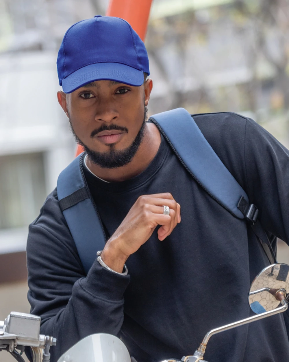 4DO Impact 5 Panel Kappe aus 280gr rCotton mit AWARE™ Tracer Kappen personalisierbar