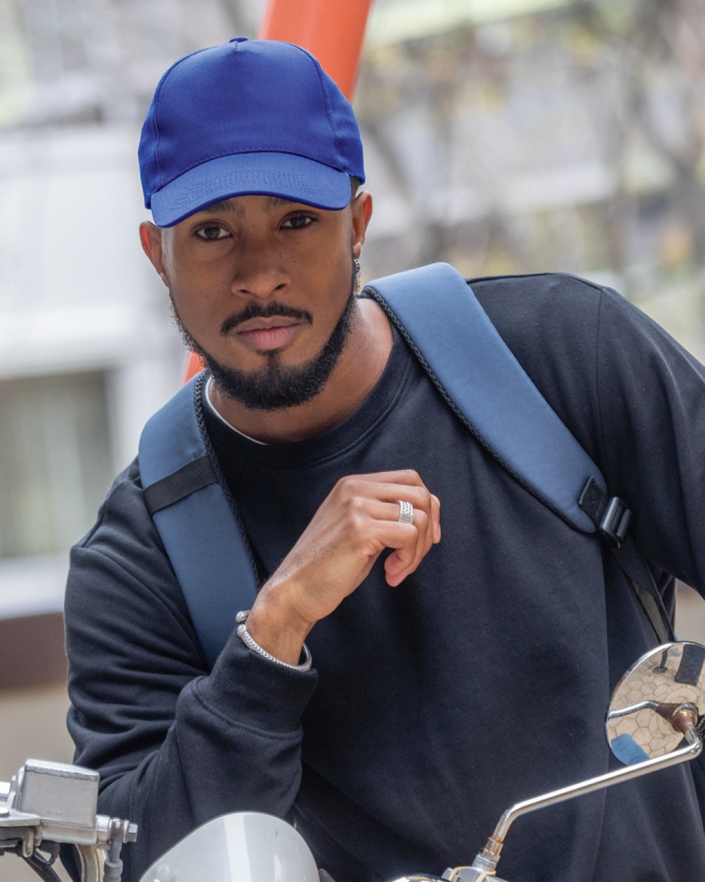 Casquettes personnalisable 4DO Casquette 5 panneaux en coton recyclé 280gr IMPACT