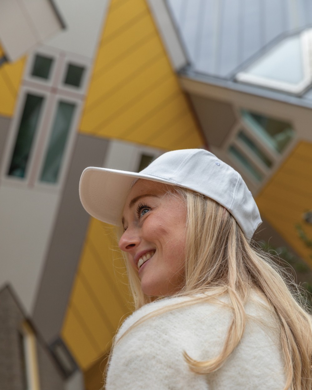 Casquettes personnalisable 4DO Casquette 5 panneaux en coton recyclé 280gr IMPACT