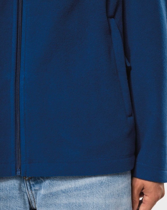 Laines polaires personnalisable KARIBAN Veste micropolaire zippée homme