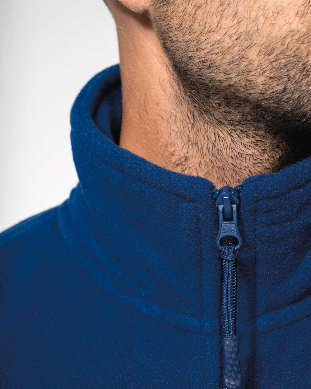 KARIBAN Mikrofleece-Jacke mit Reißverschluss für Herren Polar Fleeces personalisierbar