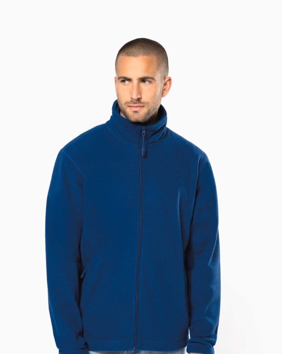Laines polaires personnalisable KARIBAN Veste micropolaire zippée homme