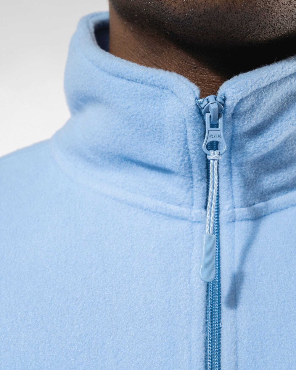 KARIBAN Mikrofleece-Jacke mit Reißverschluss für Herren Polar Fleeces personalisierbar