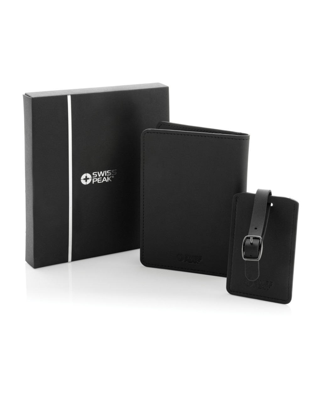 Sacs & Bagagerie personnalisable SWISS PEAK Set de voyage en PU recyclé GRS Swiss Peak