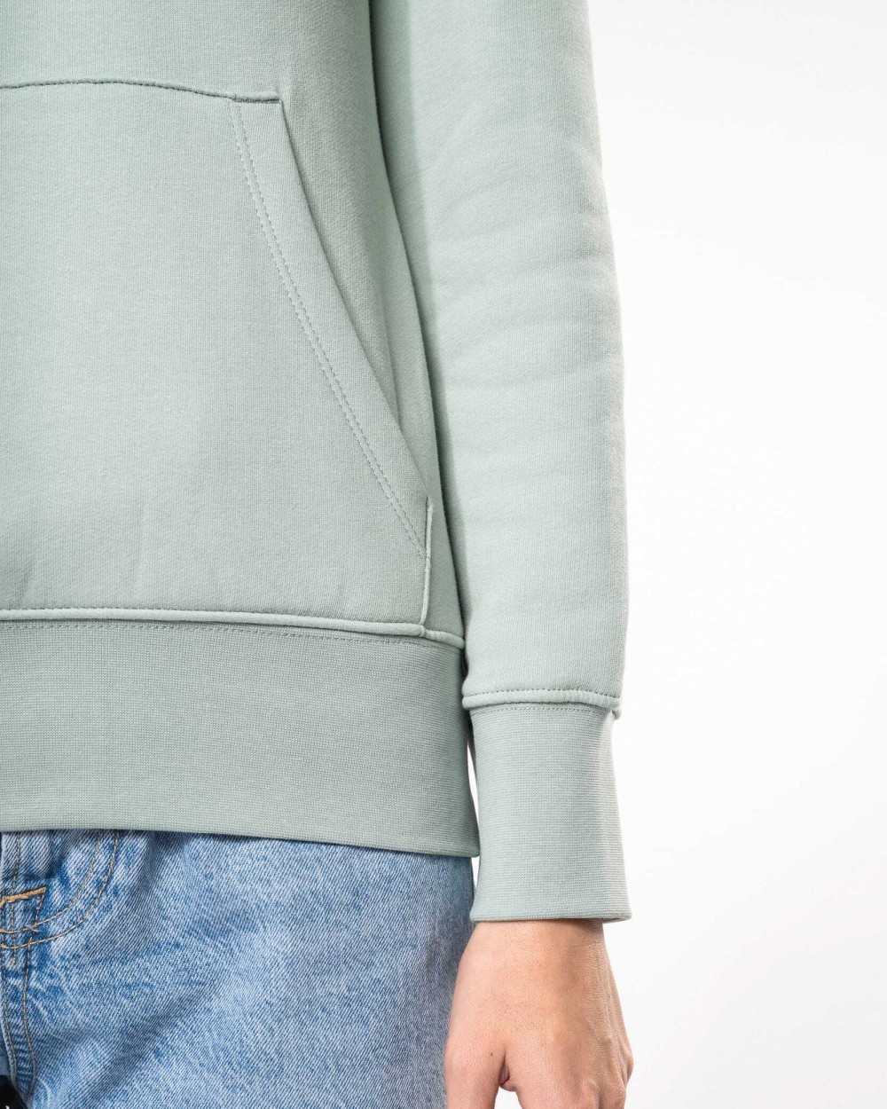 Sweaters & hoodies KARIBAN Ecologische damessweater met capuchon voor bedrukking &amp; borduring