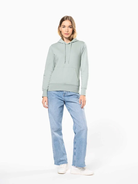 Sweat-shirts à personnaliser KARIBAN Sweat-shirt écoresponsable à capuche femme 