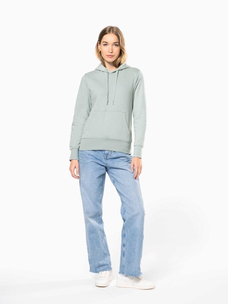 Sweat-shirts à personnaliser KARIBAN Sweat-shirt écoresponsable à capuche femme 