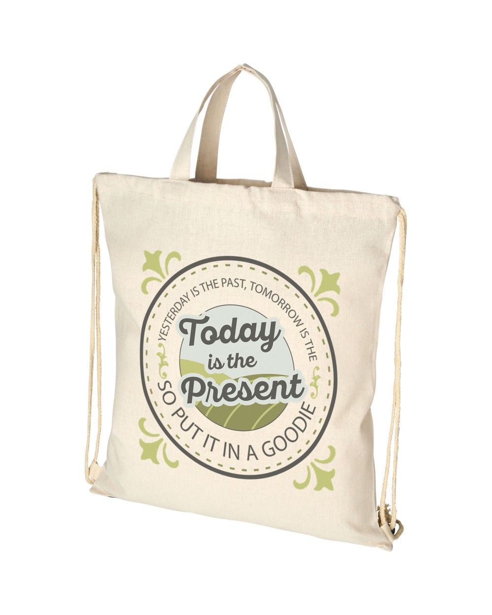 Sacs & Bagagerie personnalisable 4DO Sac à dos recyclé 210 g/m² Pheebs avec cordon de serrage 6L