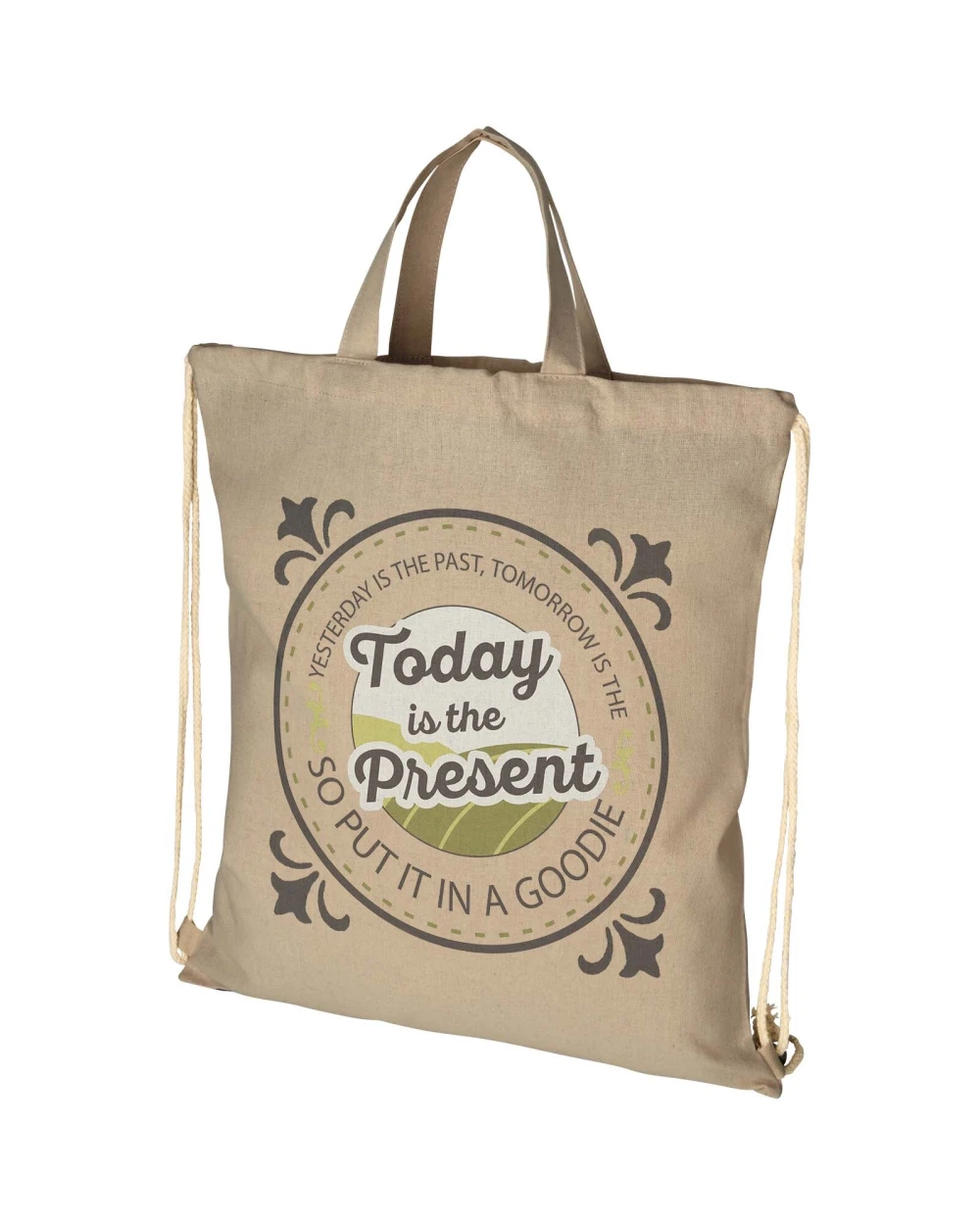Sacs & Bagagerie personnalisable 4DO Sac à dos recyclé 210 g/m² Pheebs avec cordon de serrage 6L