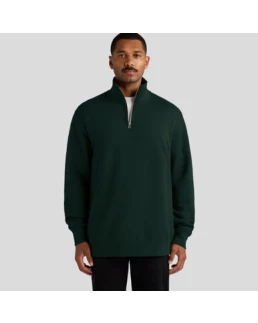 Stencil Half Zip Crew