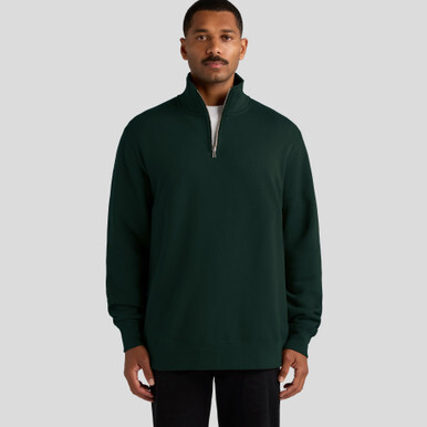 Stencil Half Zip Crew
