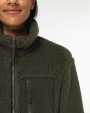 NATIVE SPIRIT Umweltfreundliches Unisex Sherpajacke Polar Fleeces personalisierbar