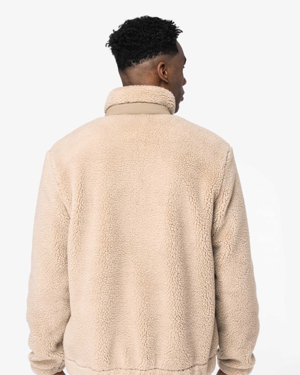 Laines polaires personnalisable NATIVE SPIRIT Veste écoresponsable en sherpa unisexe