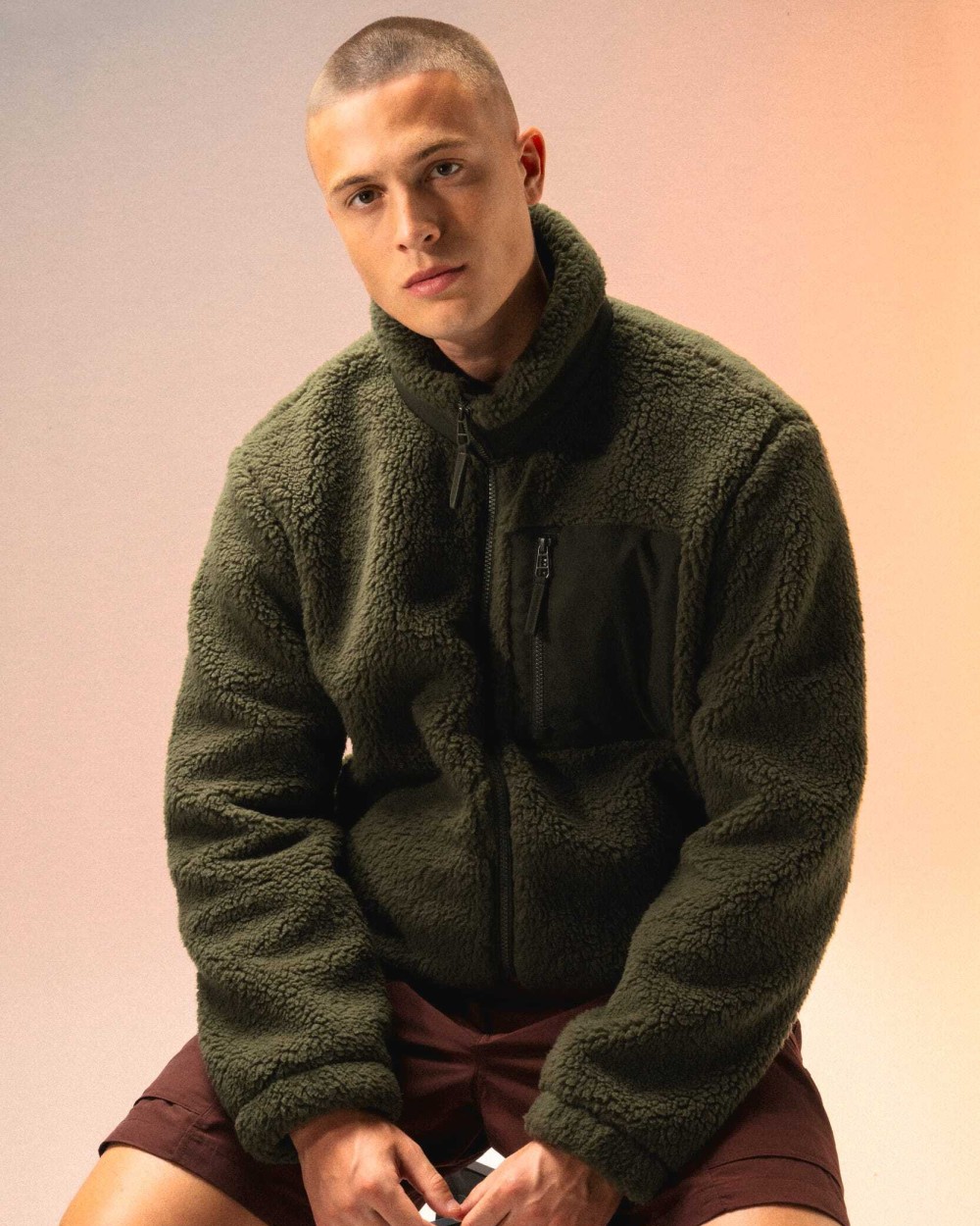 Polar Fleeces NATIVE SPIRIT Ecologisch uniseks sherpa jack voor bedrukking &amp; borduring