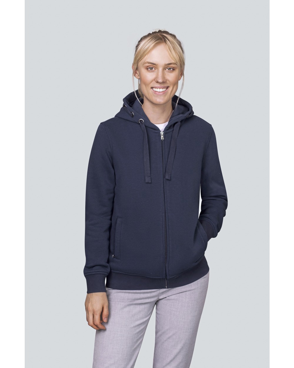 HRM Women´s Premium Hooded Jacket Sweatshirts personalisierbar