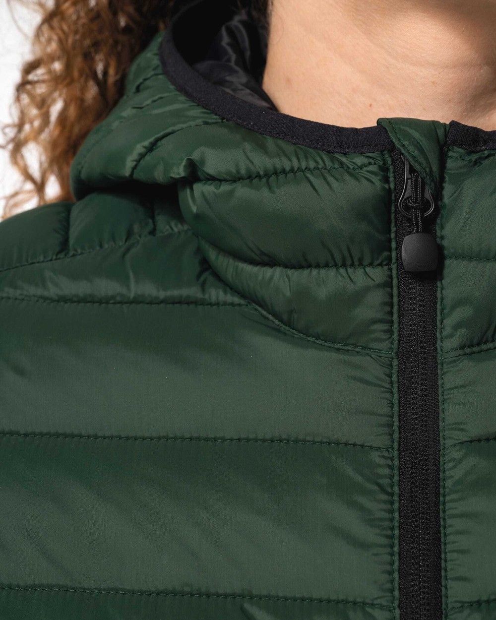 Jassen KARIBAN Ladies' lightweight hooded padded jacket voor bedrukking &amp; borduring