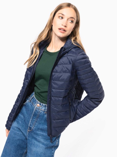 Vestes à personnaliser KARIBAN Doudoune légère capuche femme 