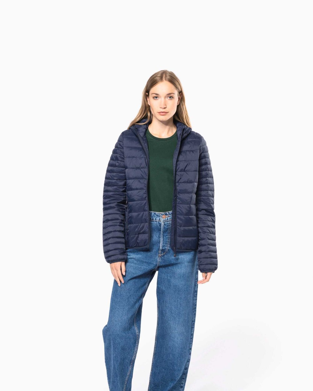 Vestes personnalisable KARIBAN Doudoune légère capuche femme