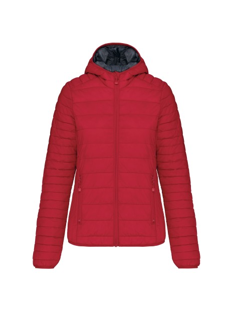 KARIBAN Doudoune légère capuche femme /api/colors/c953313a-9c9d-493b-934e-ddcf8fada2ae personnalisable