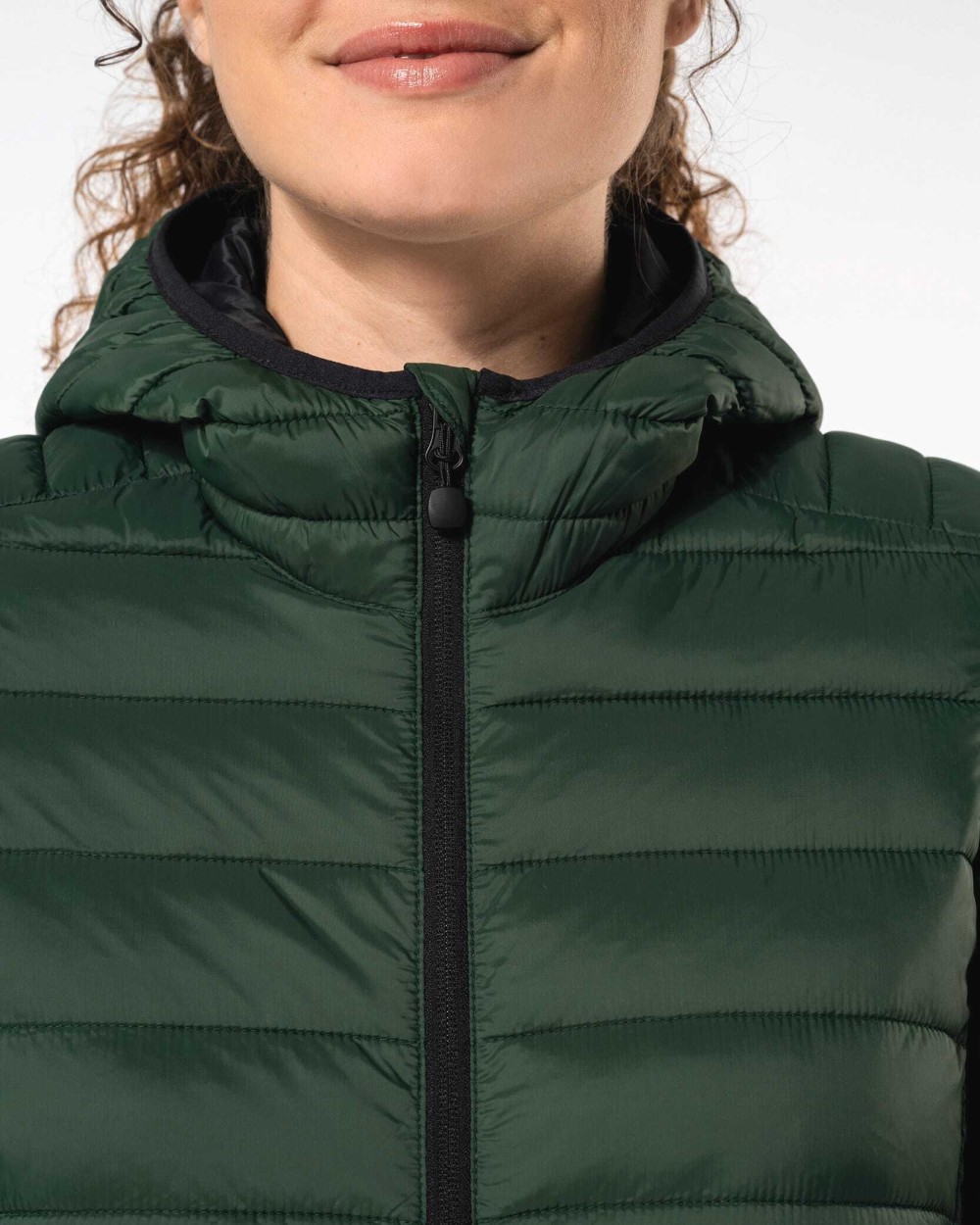 Jassen KARIBAN Ladies' lightweight hooded padded jacket voor bedrukking &amp; borduring