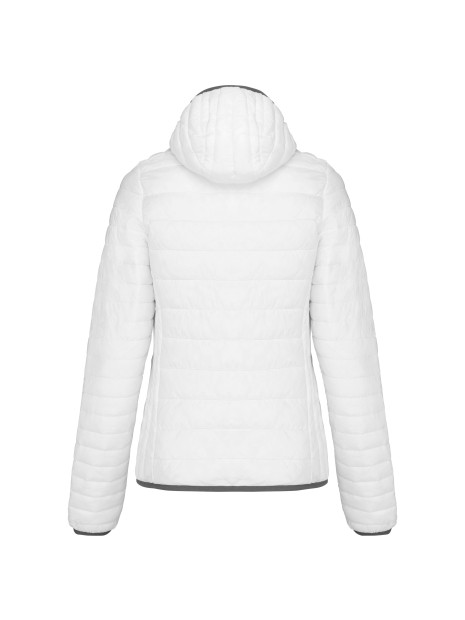 KARIBAN Doudoune légère capuche femme /api/colors/7a92cd2d-10d2-40b4-928b-296bb7487506 personnalisable