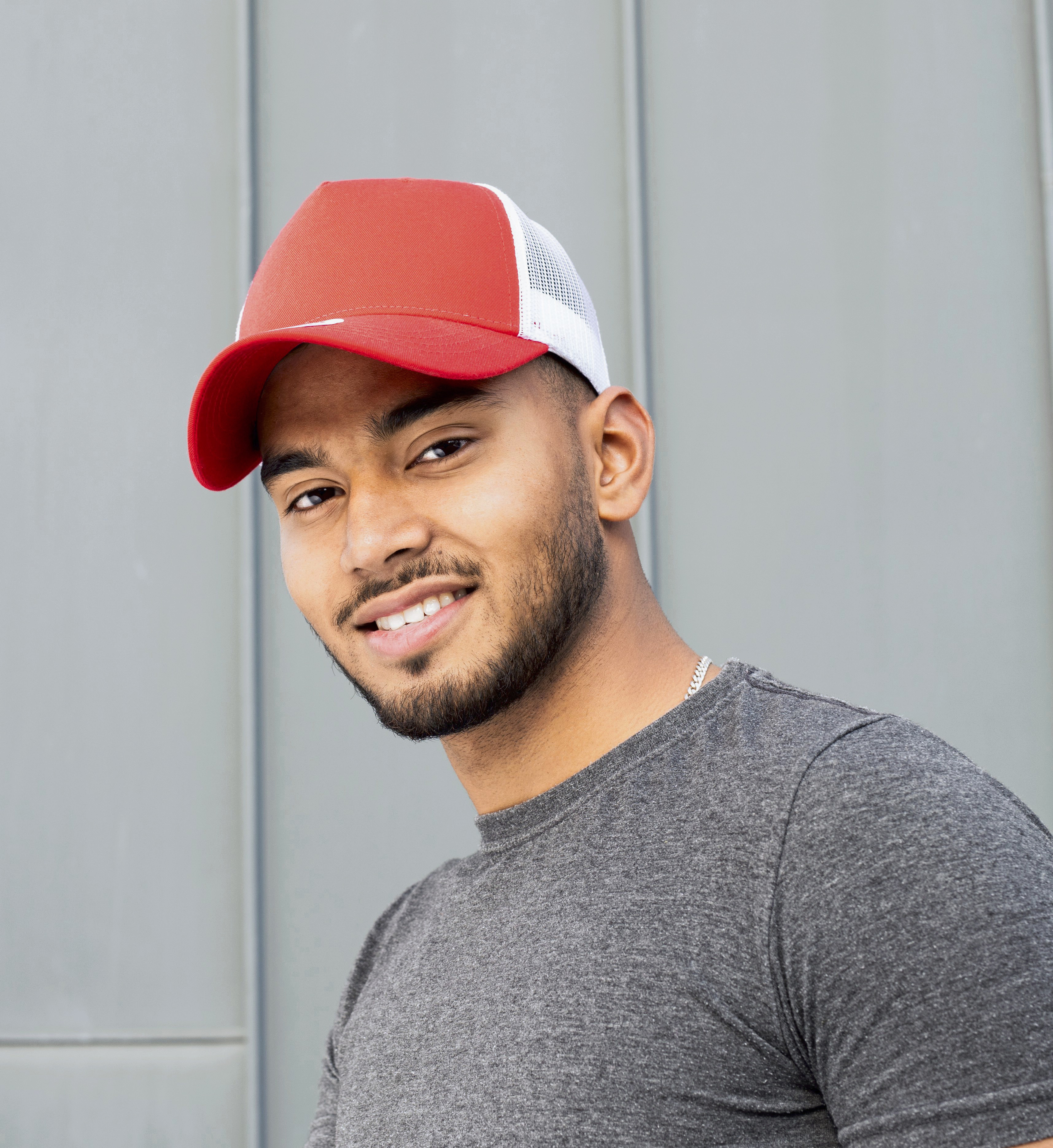 Casquettes personnalisable BRAIN WAVES 5-Panel Trucker Cap Recycled