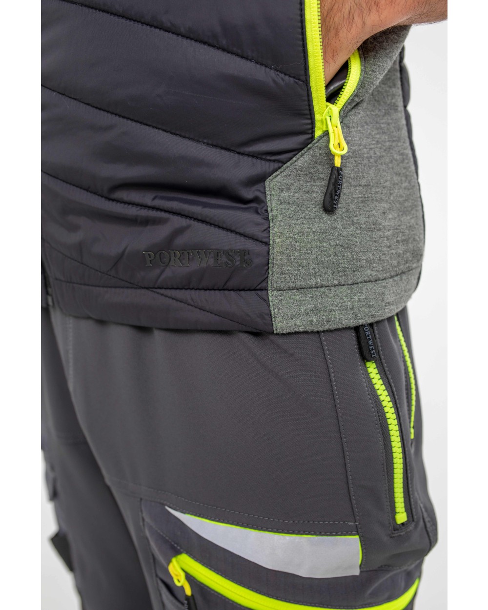Jassen PORTWEST DX4 Hybrid Baffle gilet (DX470) voor bedrukking &amp; borduring