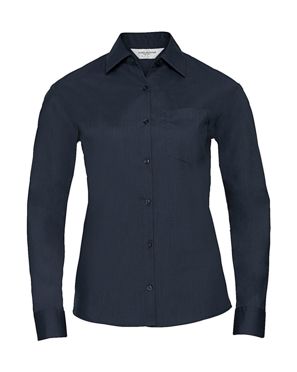 Chemises personnalisable RUSSELL Chemise femme popeline polycoton manches longues