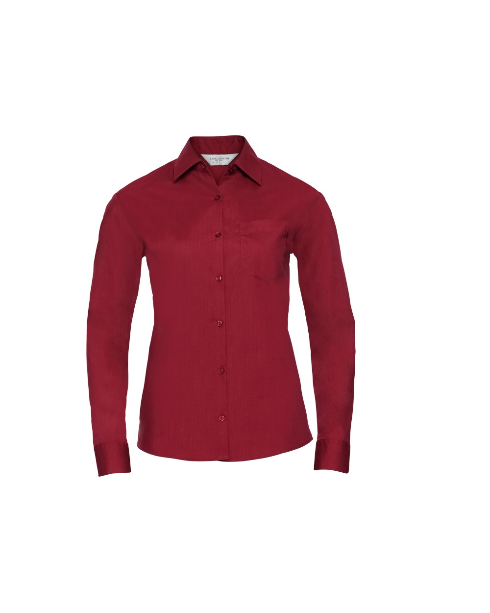 Hemden RUSSELL Ladies' Ls Polycotton Poplin Shirt voor bedrukking &amp; borduring