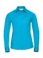 RUSSELL Chemise femme popeline polycoton manches longues /api/colors/9f91f274-6e02-4e3d-a4b6-e9a3217c575e personnalisable