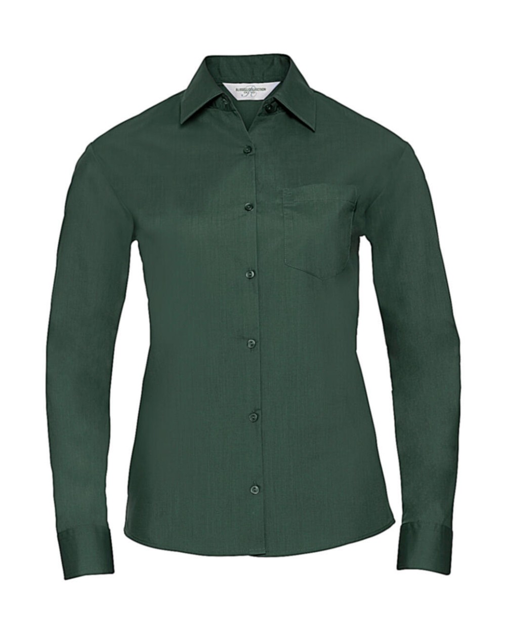 RUSSELL Ladies' Ls Polycotton Popelinehemd Hemden personalisierbar