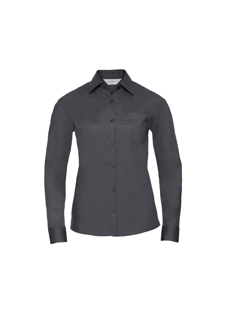 Chemises personnalisable RUSSELL Chemise femme popeline polycoton manches longues