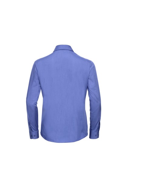 RUSSELL Chemise femme popeline polycoton manches longues /api/colors/57fb13c0-ca1a-4193-b74d-f389fb93dfcd personnalisable