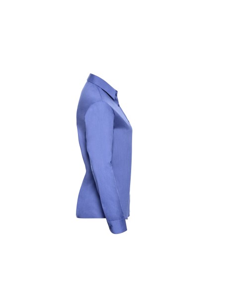 RUSSELL Chemise femme popeline polycoton manches longues /api/colors/57fb13c0-ca1a-4193-b74d-f389fb93dfcd personnalisable